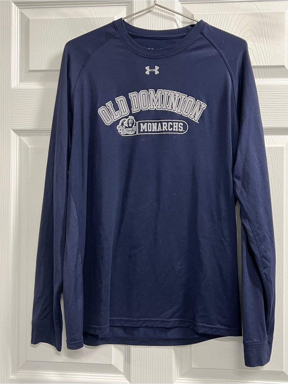 Under Armour Mens Old Dominion Monarchs Performance Long Sleeve Shirt Large VGUC